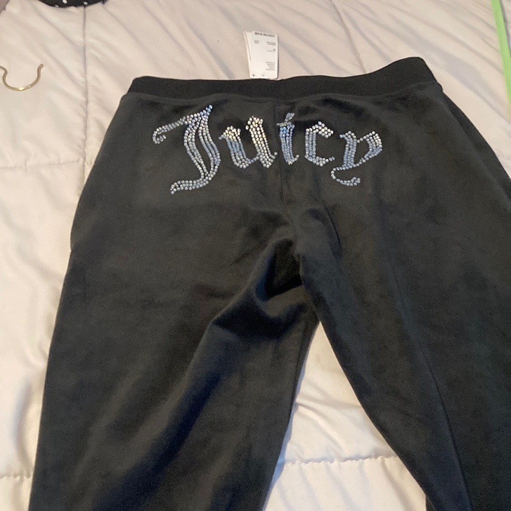 Juicy Couture velour track pants